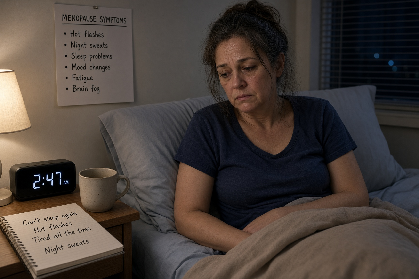 Menopause and Sleep: Why It Falls Apart and What Helps