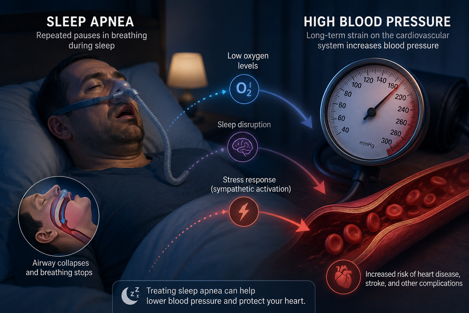 Sleep Apnea and High Blood Pressure: Why Treating One Helps the Other